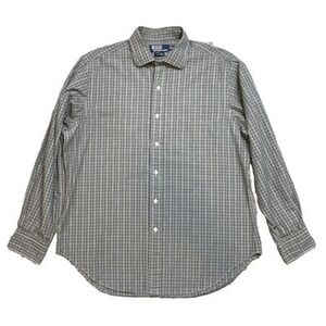 Polo Ralph Lauren Philip Mens Shirt Size 16 Long Sleeves Button‎ Front Preowned